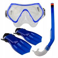 Набор для подводного плавания детская маска трубка ласты WAIMEA 3в1