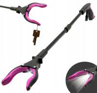 ALUMINIOWY DŁUGI CHWYTAK DO ZBIERANIA ŚRODKÓW CZYSTOŚCI ZE ŚWIATŁEM LED