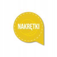 Naklejka recykling segregacja NAKRĘTKI 15cm