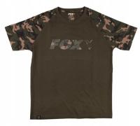 Футболка Fox Raglan хаки Camo футболка XXL
