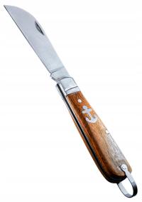 БОЦМАНСКИЙ МОРСКОЙ СКЛАДНОЙ НОЖ ТВЕРДАЯ НЕРЖАВЕЮЩАЯ СТАЛЬ ДЕРЕВО SAILOR