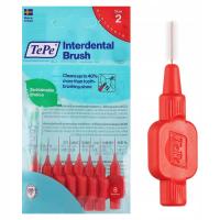 szczoteczki przestrzeni międzyzębowych TEPE Brushes Czerwone 8szt 2-0,5mm