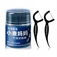 Wykałaczki z nicią dentystyczną do zębów 50szt