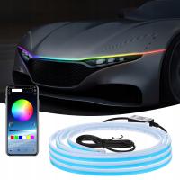 DYNAMICZNA TAŚMA LED NA KAPTURZE LISTWY ŚWIET