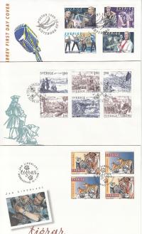 Szwecja, FDC x 3