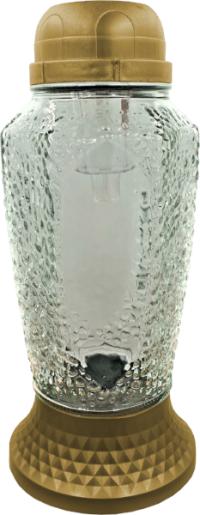 ZNICZ SOLARNY LED wysokość 26 cm ECO SOLAR LIGHT LA 354 ZŁOTY