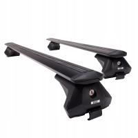 Bagażnik dachowy Azilo EMC Black Wing 120 aluminiowy czarny na relingi