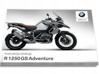 BMW R 1250 GS Adventure Motocykl Instrukcja Obsług