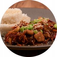 Gai pad med mamuang (2 porcje)