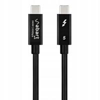 Abart Pro Kabel Thunderbolt 5 USB4 USB-C do 80Gb/s 240W 5A 48V 16K60Hz 0,3m