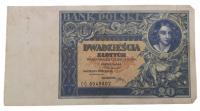Старая Польша коллекционная банкнота 20 зл 1931
