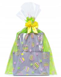 Torebki foliowe WORKI CELOFAN na paczki OD ZAJĄCA WIELKANOC 40x57 100 szt.