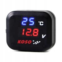 Многофункциональный термометр Koso 3in1 температура напряжение USB разъем