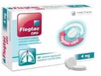 FLEGTAC ORO tabletki ulegające rozpadowi w jamie ustnej 4 mg 20 tabletek