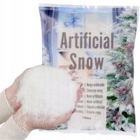SZTUCZNY ŚNIEG SYPKI NIETOKSYCZNY PŁATKI PUCH 1L JAK PRAWDZIWY DEKORACJA