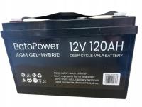 Akumulator AGM 12V 120Ah bezobsługowy do łodzi pontonu kampera wózka UPS