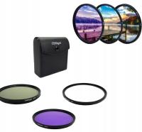 FILTR UV CPL FLD zestaw 3w1 do PANASONIC LUMIX DMC FZ80 FZ81 DC FZ82 FZ83