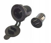 Gniazdo zapalniczki samochodowej + ładowarka 12V 15A jakar