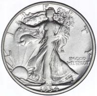 1/2 dolara Half Dollar - Idąca Wolność - USA- 1934