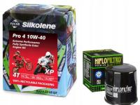 Масло для мотоцикла SILKOLENE PRO 4 10W40 фильтр