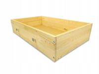 Ящик деревянный для кровати niemalowana