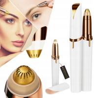 DEPILATOR MASZYNKA TRYMER DO BRWI I TWARZY USB LAMPKA LED Flawless Brows