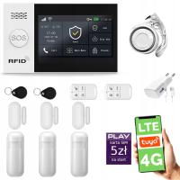 Alarm bezprzewodowy WiFi + GSM 4G LTE z aplikacją TUYA , HUXGO HXA007 4G