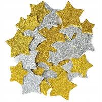 ARTYKUŁY DEKORACYJNE GWIAZDKI DIY ART BROKAT