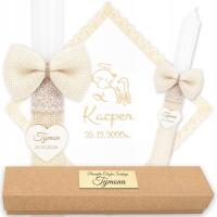 ШАТЕР И СВЕЧА ДЛЯ КРЕЩЕНИЯ БЕЛЫЙ ШАТЕР ДЛЯ КРЕЩЕНИЯ КОРОБКА С ИМЕНЕМ ВЫШИВКА