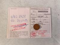 Kolekcjonerski dowód rejestracyjnyp Przyczepa Sam 5000kg 1995r