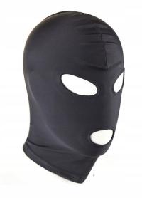 МАСКА БАЛАКЛАВА РАСТЯГИВАЮЩАЯСЯ БДСМ ФЕТИШ С ОТВЕРСТИЯМИ ДЛЯ ГЛАЗ И РТА