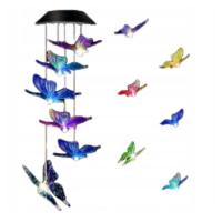 MOTYLE LAMPKI SOLARNE NA ZEWNĄTRZ DEKORACYJNE OGRODOWE LED SOLAR MOTYLKI