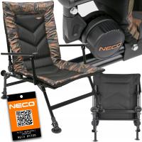 СТУЛ ДЛЯ ЛОВЛИ КАРПА, РЕГУЛИРУЕМАЯ СПИНКА, КАМУФЛЯЖ