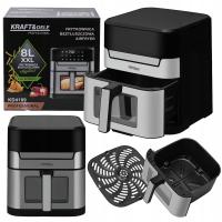 Frytkownica Beztłuszczowa LED AIRFRYER Kraft&Dele 8L 2200W 10 Trybów