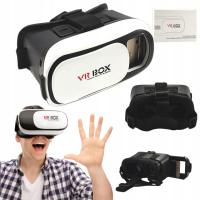 Okulary Gogle 3D VR BOX VIRTUAL REALITY 360 DO SMARTFONA WIRTUALNE BIAŁE