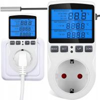 Термостат электронный регулятор температуры розетка сети 230В Макс. 3680W