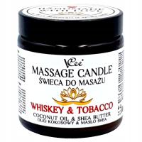 Świeca do masażu Vcee Whiskey & Tobacco 80g
