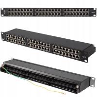 Patch Panel 48 Port 1U 19'' KAT.6 Ftp Ekranowany