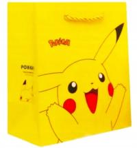 Pokemon Torba Papierowa Prezentowa Żółta Piękny Prezent Dodatek