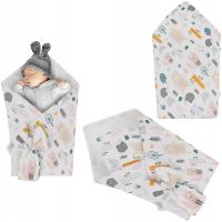 Rożek niemowlęcy Otulacz dla niemowląt Becik noworodka dziecka 100% Bawełna