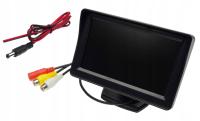 Uniwersalny monitor 4,3 cala do kamery cofania PAL/NTSC 12/24V