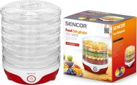 SUSZARKA SPOŻYWCZA DO GRZYBÓW OWOCÓW 5 SIT Sencor 240W CZERWONA