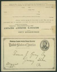 81 -USA Cp One Cent 1893 r GAZETA MERCKS MARKET REPORT - MEDYCYNA