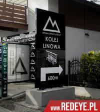 PYLON REKLAMOWY / PODŚWIETLANY LED - PROJEKT / PRODUCENT