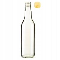 Стеклянные бутылки 0,5 л старая Варшава (50 шт.) с завинчивающимися крышками - на водку, сок