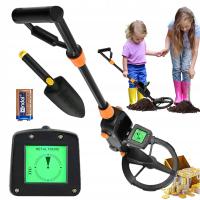 LEKKI WYKRYWACZ METALU DLA DZIECI Z WYŚWIETLACZEM I SYGNAŁEM DŹWIĘKOWYM