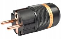 Wtyk zasilający AC męskie Viborg VE501G 98,6 mm