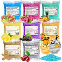 Цветной сахар 8х 100г ароматизированный в пакетиках добавки набор Вариант 2