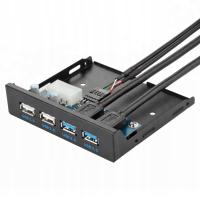 Panel przedni 2x USB3.0 + 2x USB2.0 20Pin 3,5