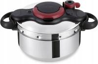 Kubek ciśnieniowy Tefal 6 l czarny, srebrny